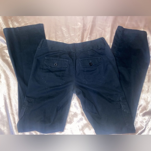 SO black y2k cargo flared pants - Picture 5 of 7